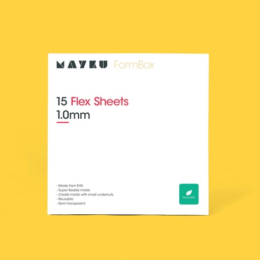 [99870] Mayku Formbox 15 Flex Sheets 1.0mm