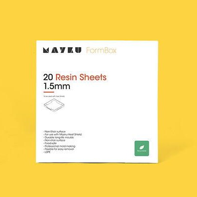 Mayku Formbox 20pcs. Resin Sheets 1.5mm