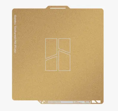 Bambu Textured PEI Plate voor P2S,X1C,X1E,P1P,P1S,A1,X2D