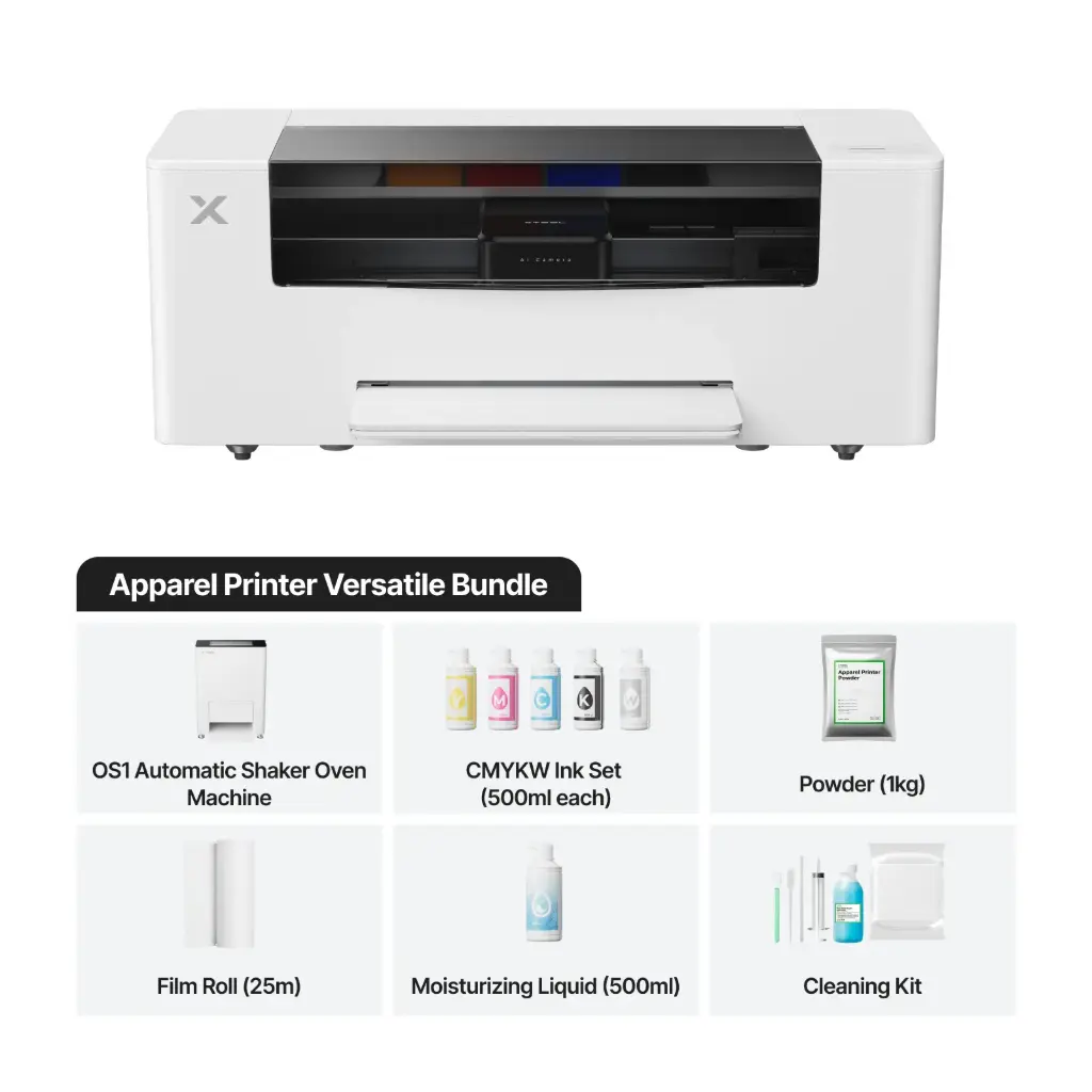 xTool Apparel Printer Versatile Bundle