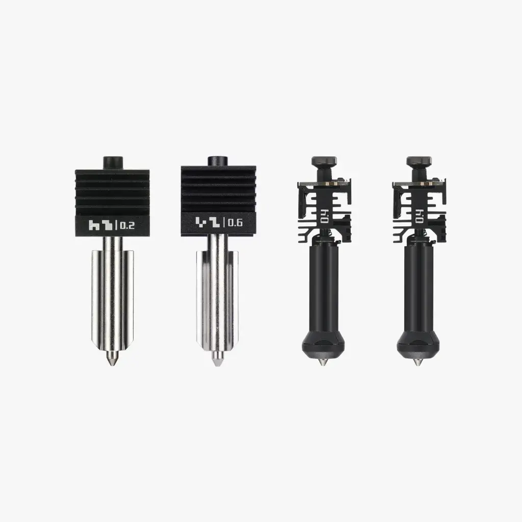 H2C Hotends Combo (0.2 regular + 0.6 regular + 2x0.4induction hotend (right)) Vortek Utility Hotends Bundle