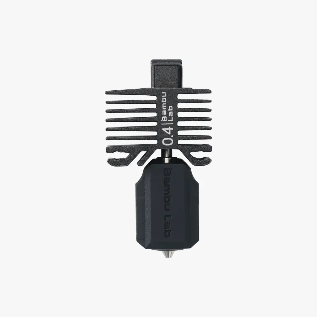 Hotend with hardened steel nozzle