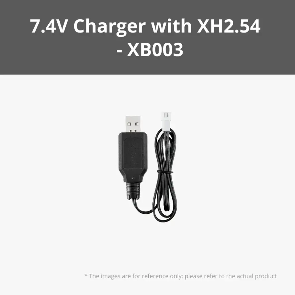 7.4V Lithium Battery Charger with XH2.54 Connector (1PCS)