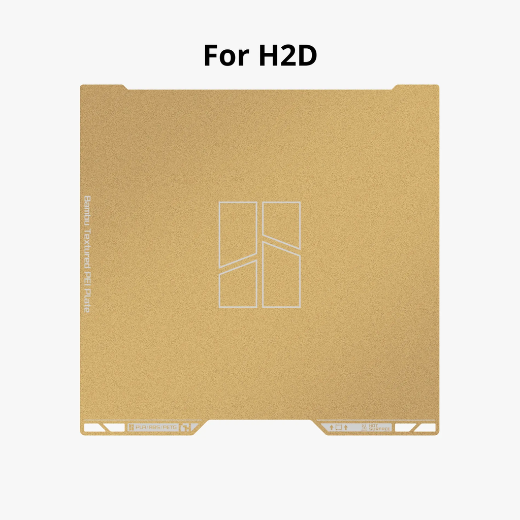 * Bambu Textured PEI Plate for H2S, H2D, H2D PRO