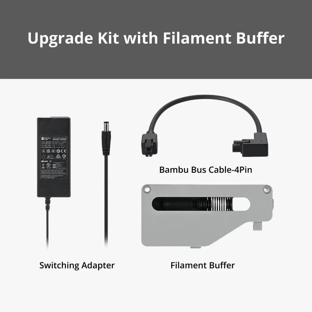 X/P Link AMS 2 Pro Upgrade Kit-EU AMS 2 Pro Upgrade Kit for X1/P1 Series (with filament buffer)