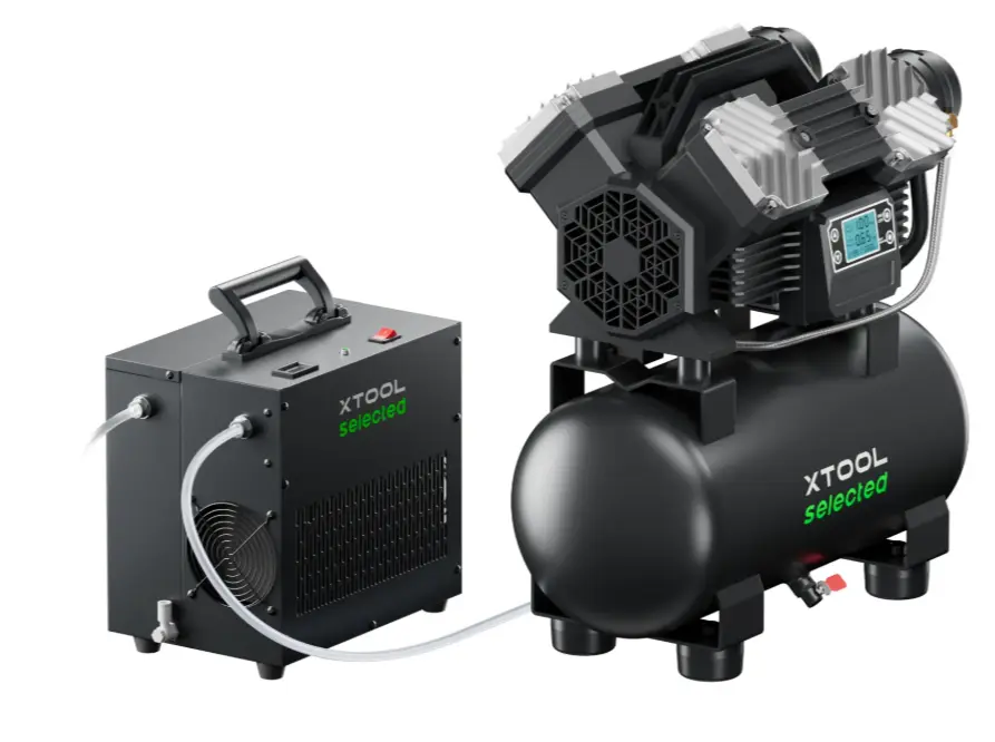 xTool Selected Air Compressor & Air Dryer