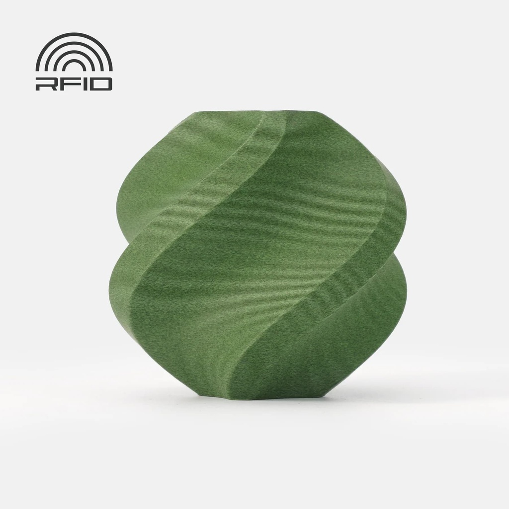 [A50-G7-1.75-1000-spl] ﻿PLA-CF﻿ (Filament met spoel, Matcha Green (14500) Matchagroen)