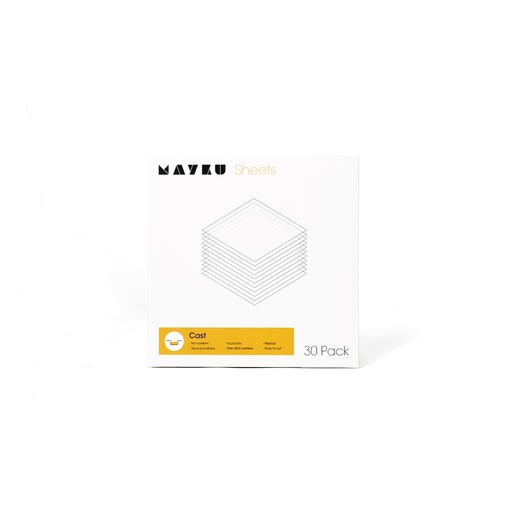 Mayku Formbox 30 x Clear Sheets 0.5mm (vroeger Mayku Cast Sheet)