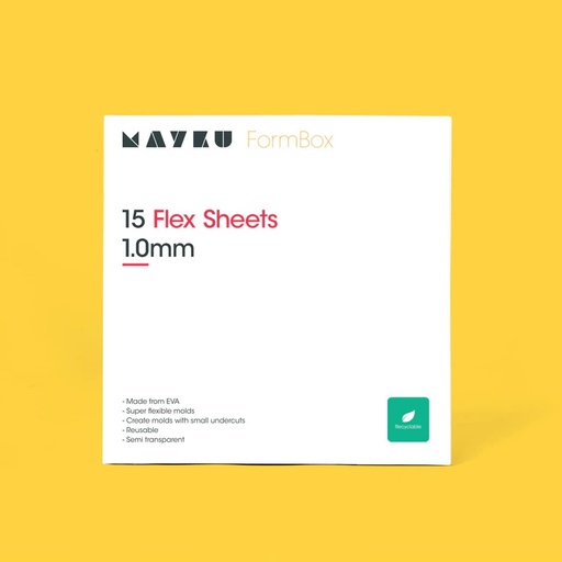 [99870] Mayku Formbox 15x Flex Sheets 1.0mm