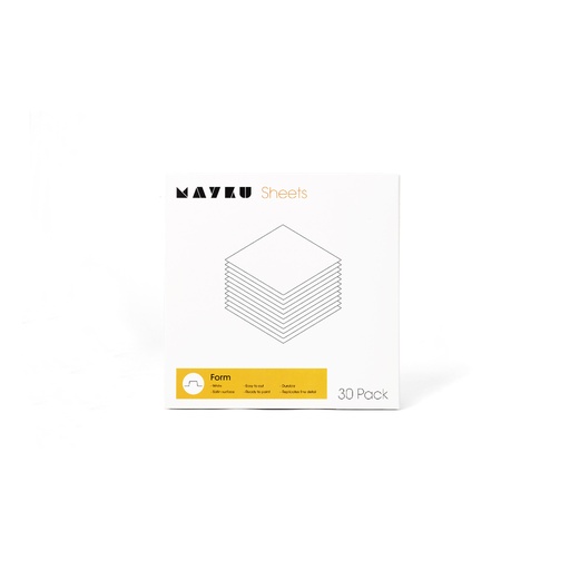 [FLF.FRM.FBX.FBXSHEE.FRM] Mayku Formbox 30pcs. Form Sheets 0.5mm