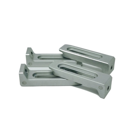 [FLF.MIL.CAR.SHAGATO] Shapeoko Gator Tooth Clamps (Anodised Aluminum)