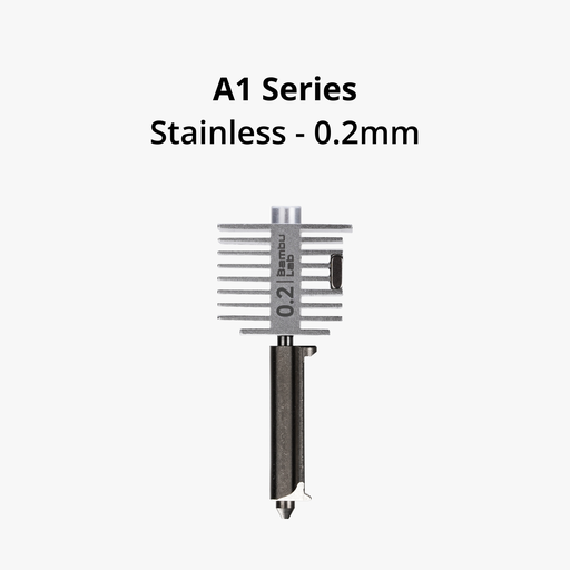 [FAH018] Hotend with stainless steel nozzle-0.2 mm - A1 Series